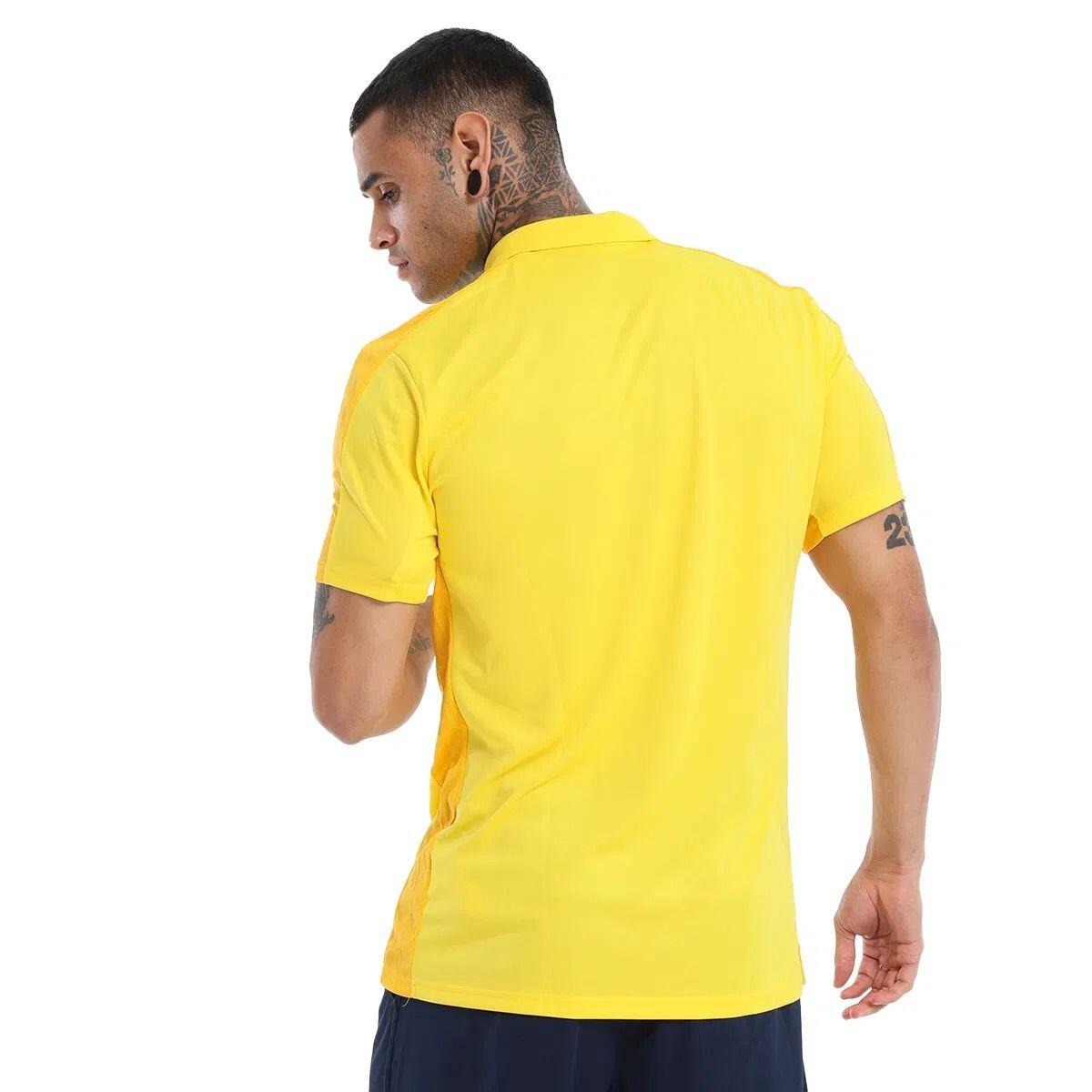Polo tecnica uomo nike giallo 3/4