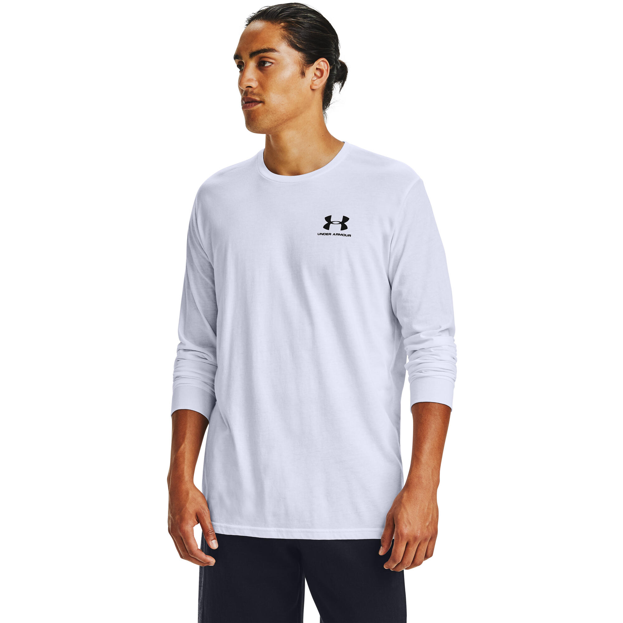T-shirt à logo sur le poitrine gauche Under Armour Sportstyle 3/4
