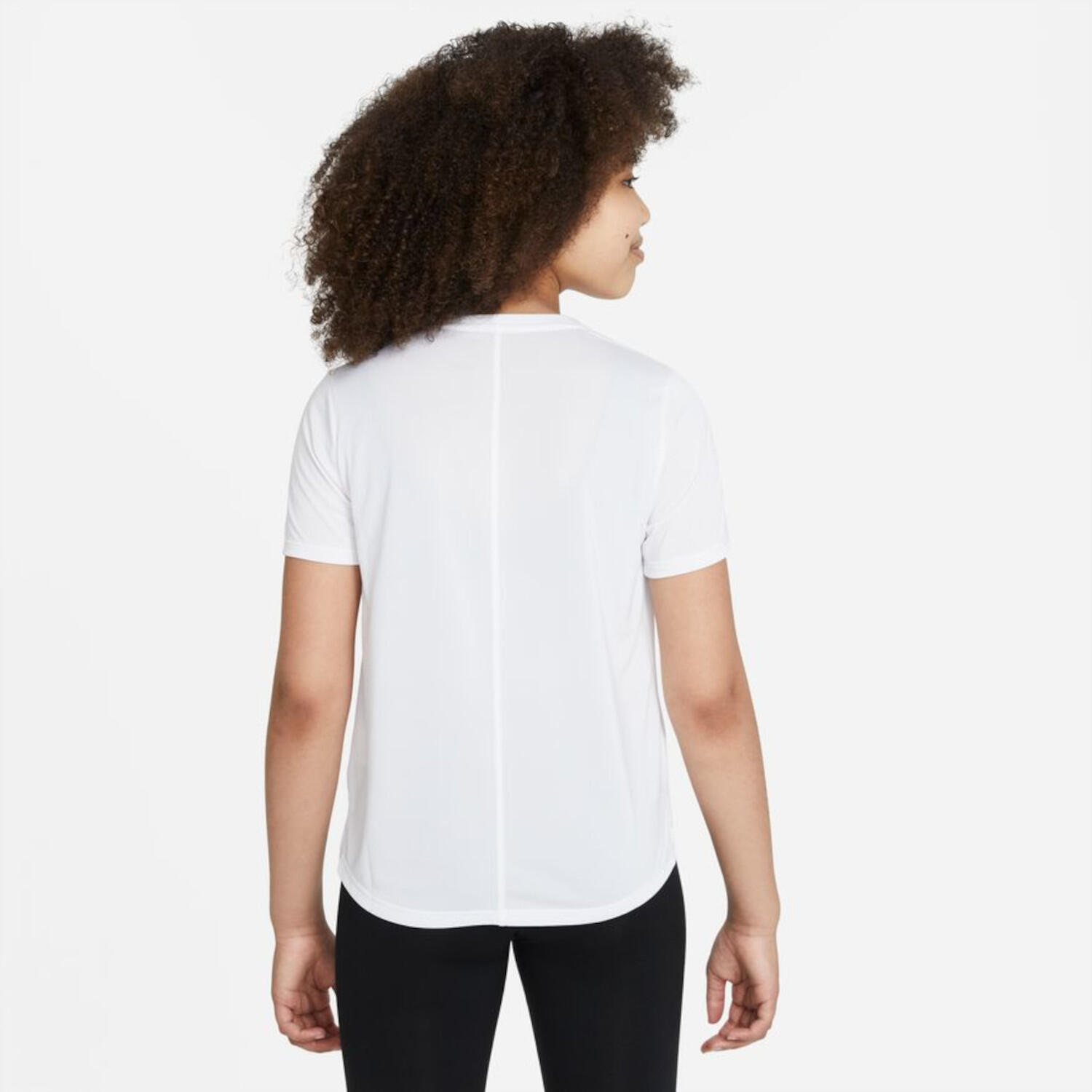T shirt à manches courtes Enfant Nike Dri-FIT One Blanc 2/5