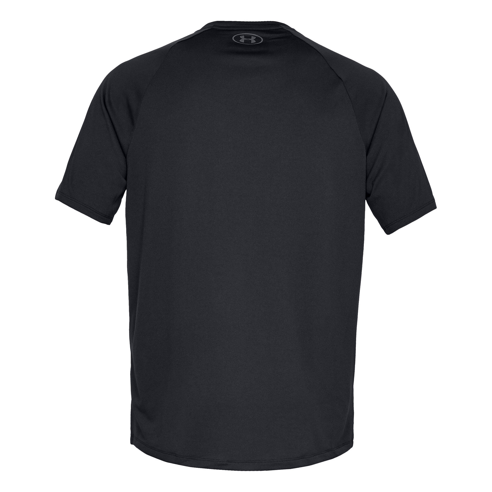 Men's Under Armour Tech 2.0 SS Sports T-Shirt - Black 2/7