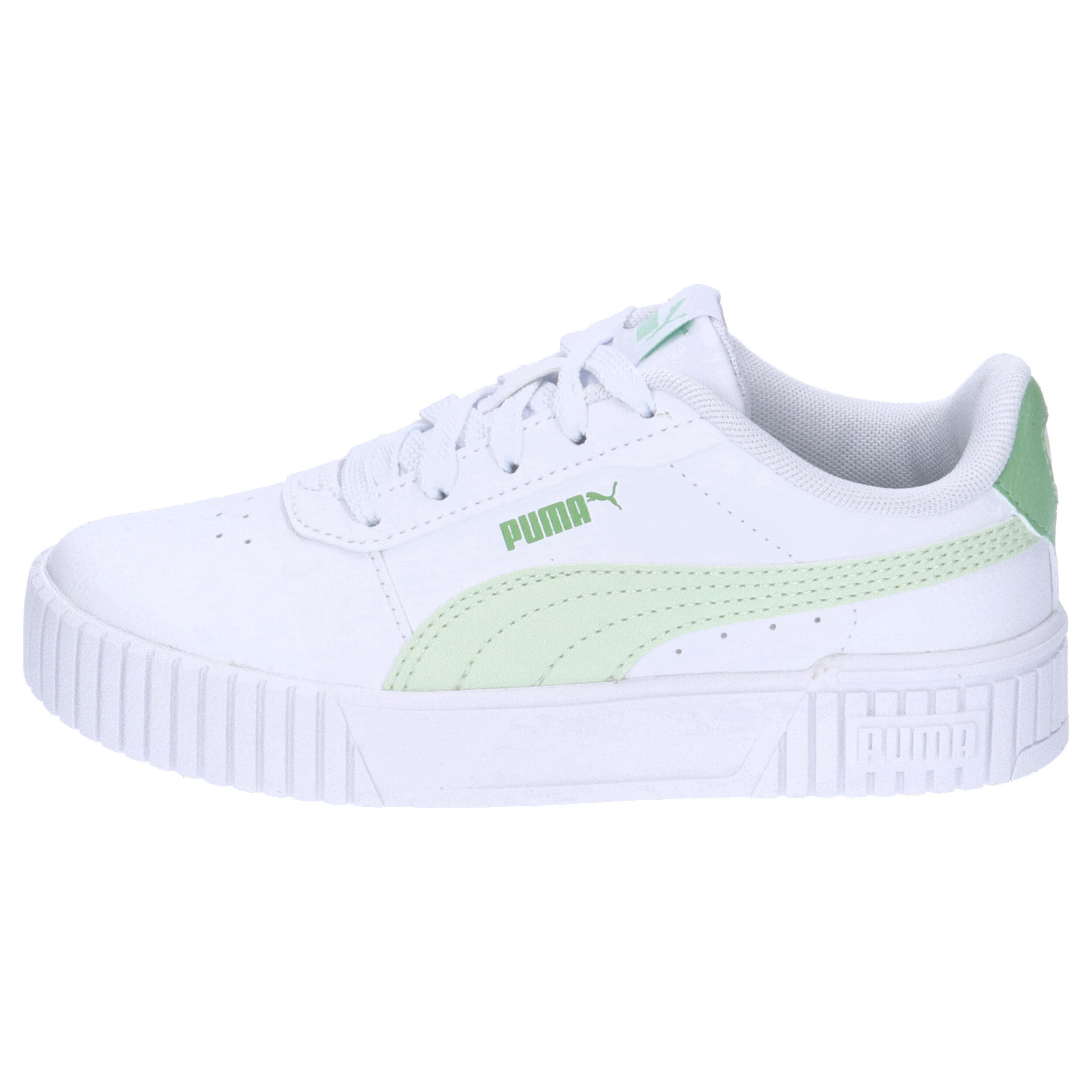 Carina 2.0 Sneakers Jugendliche PUMA White Green Illusion Pure 10/15