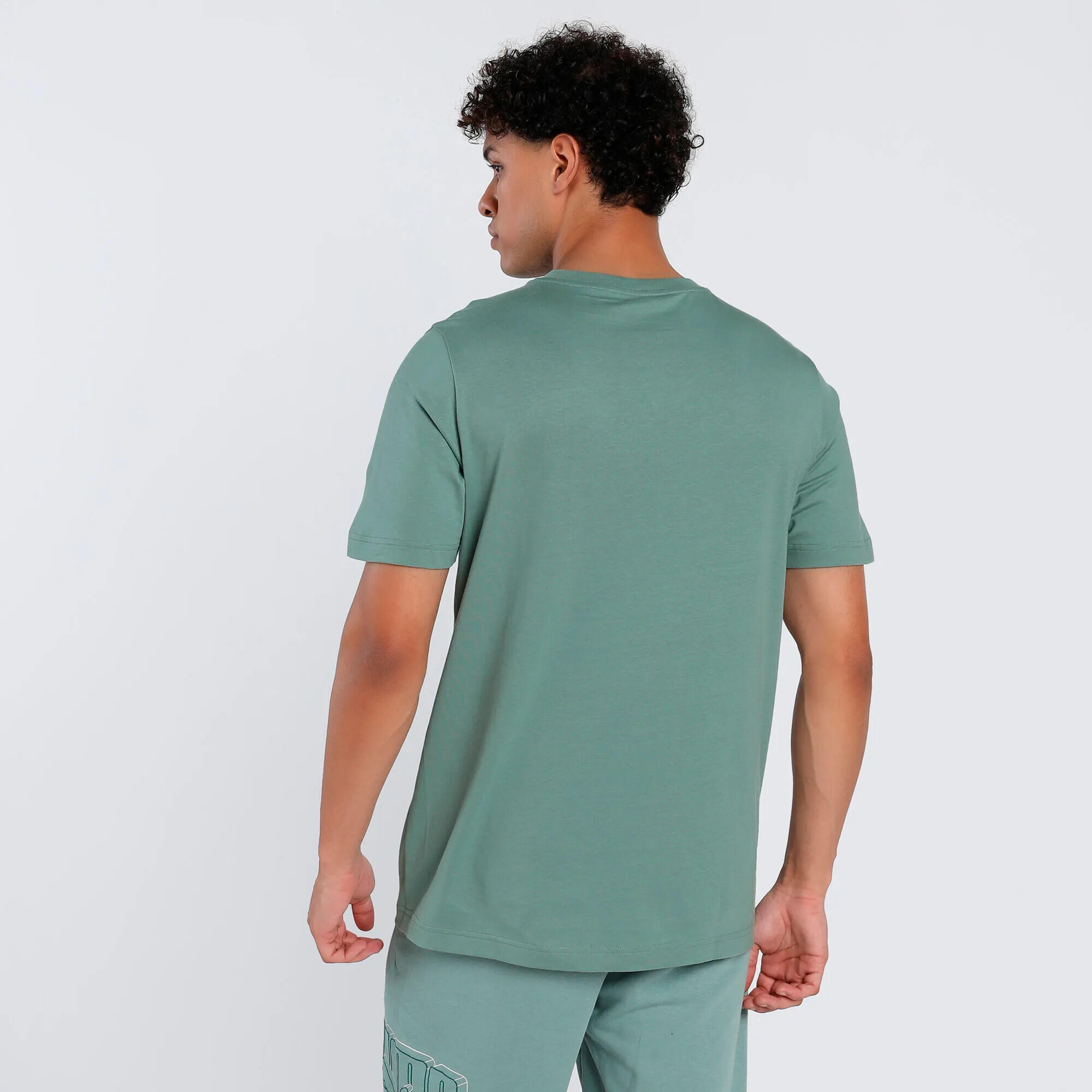 KOSZULKA męska PUMA Essentials 2 zielona 684708-30 bawełna L 6/7
