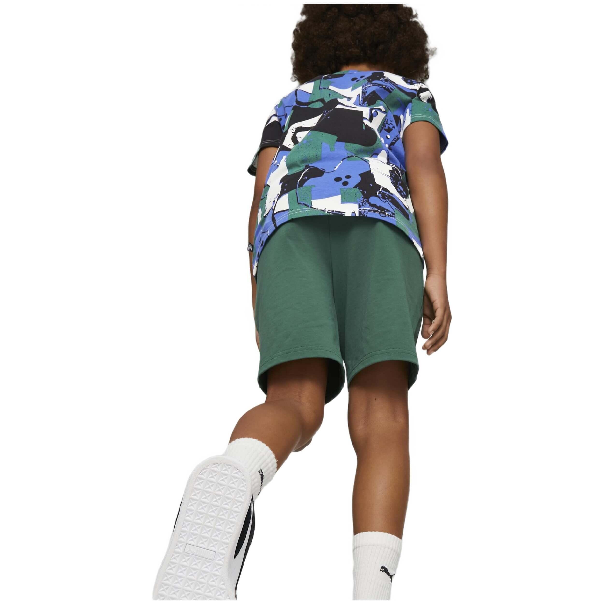 Pantaloncini Puma modello 673272-37 per unisex ragazzi 3/5