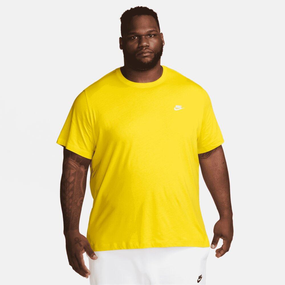 T-shirt uomo nike sportswear- giallo 3/5