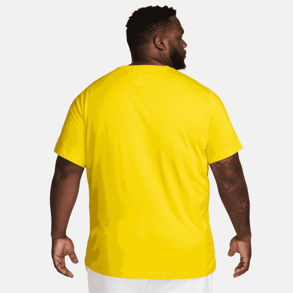 T-shirt uomo nike sportswear- giallo 4/5