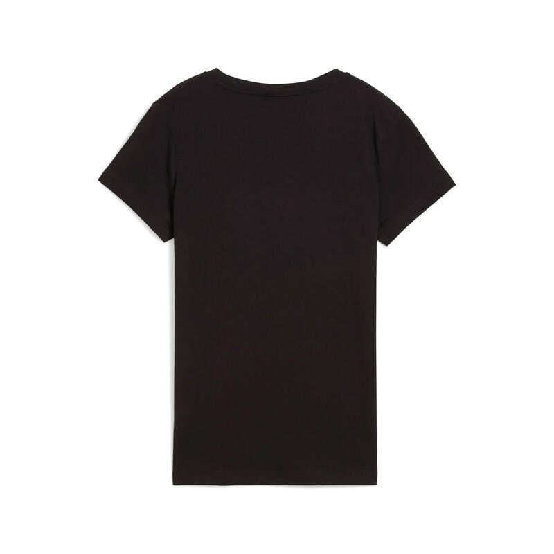 Tricou alergare femei logo mic ESS Small No. 1, negru PUMA