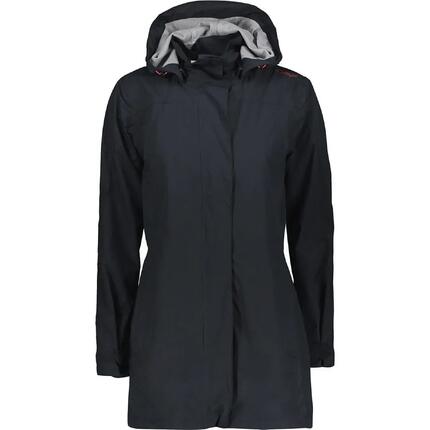 Veste imperméable à capuche avec boutons-pression femme CMP