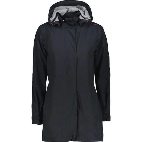 Veste imperméable à capuche avec boutons-pression femme CMP