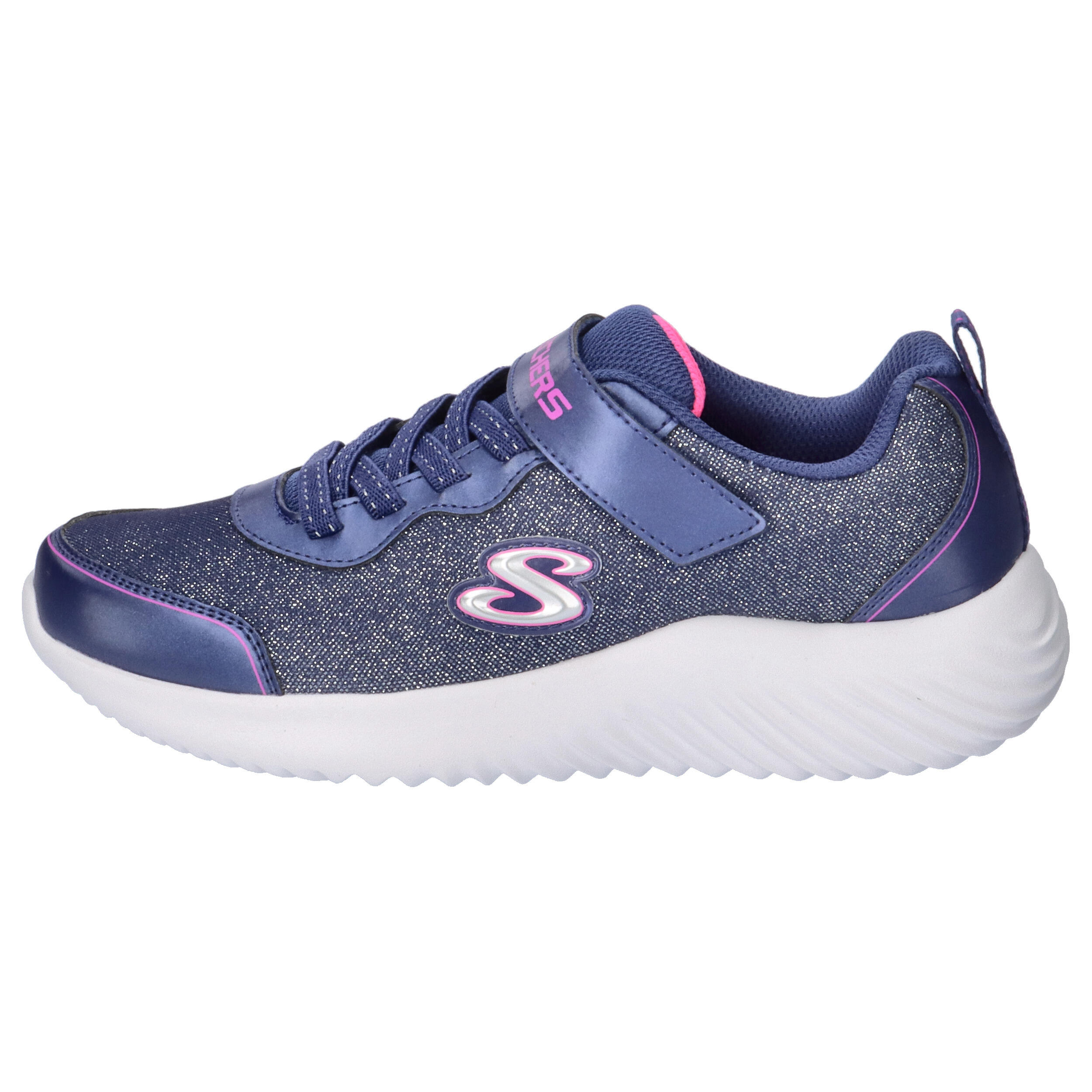Baskets Skechers Modèle Bounder Girly Groove Couleur Bleu 10/15