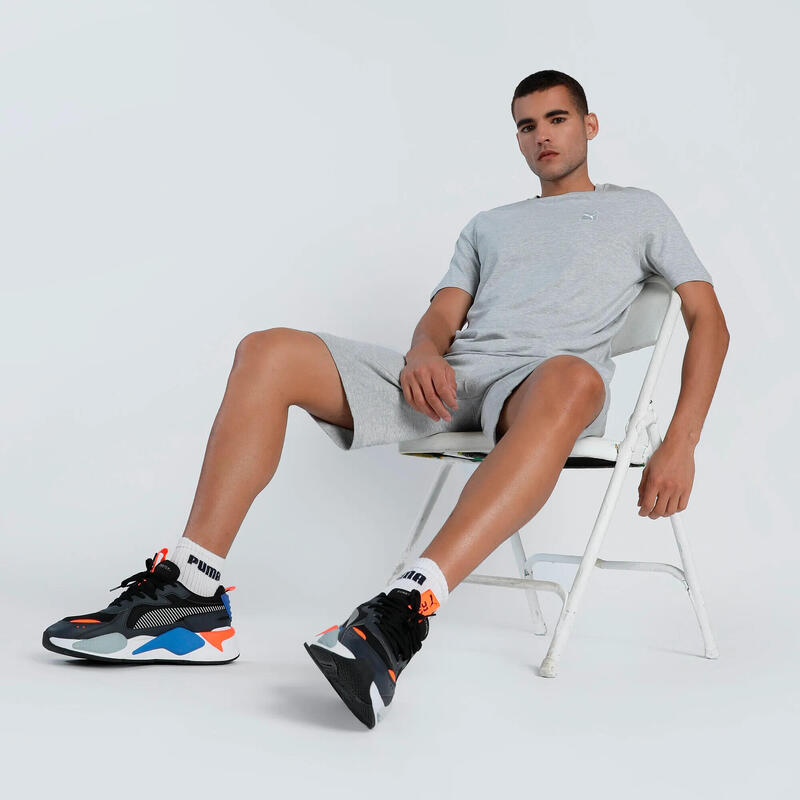 Pánské tričko s krátkým rukávem Essentials Elevated PUMA Light Gray Heather