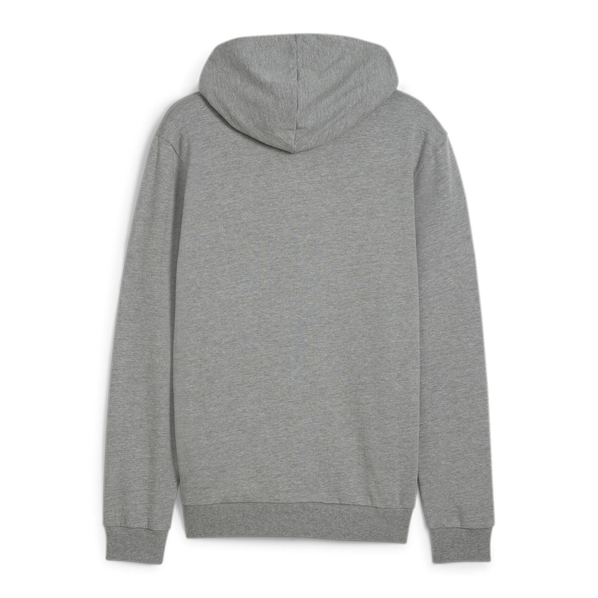 Casaco com capuz casual com fecho de correr para homem Team Goal (Cinzento) 8/8