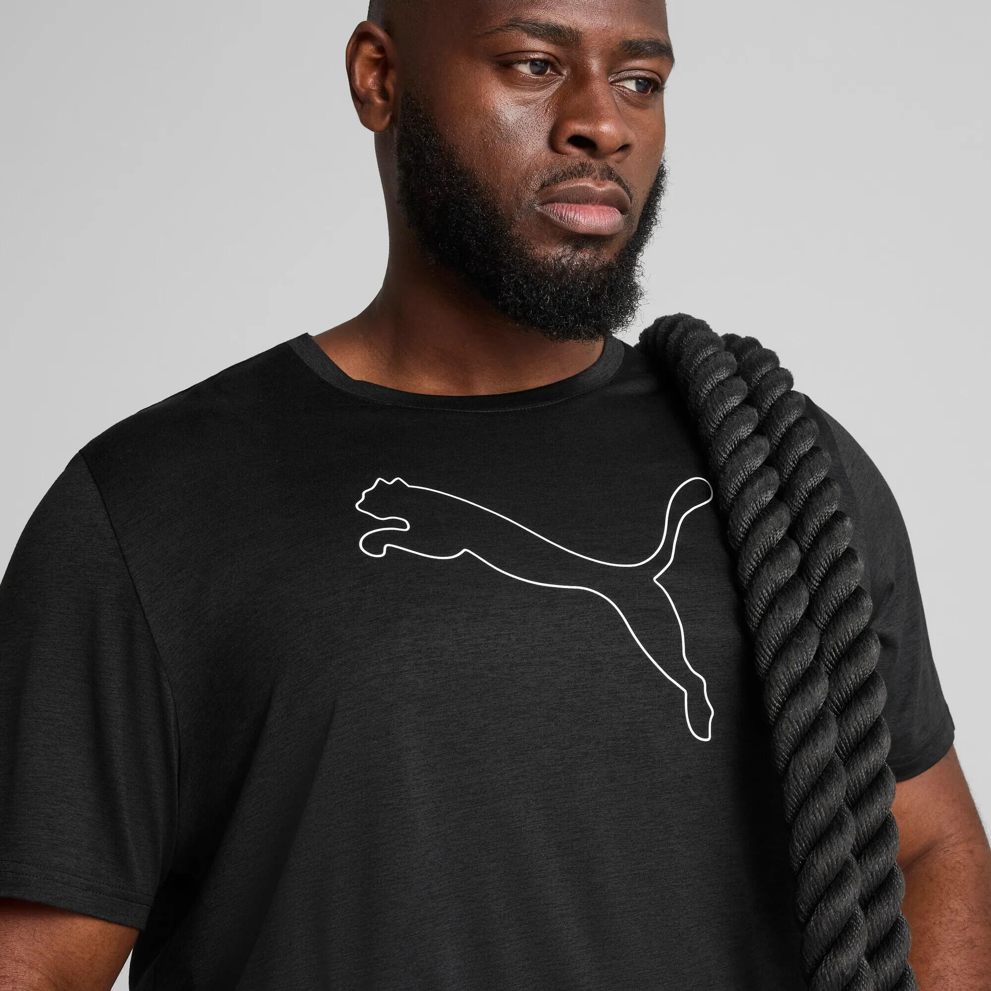 T-shirt logo CAT chiné TAD ESSENTIELS Homme PUMA 7/7