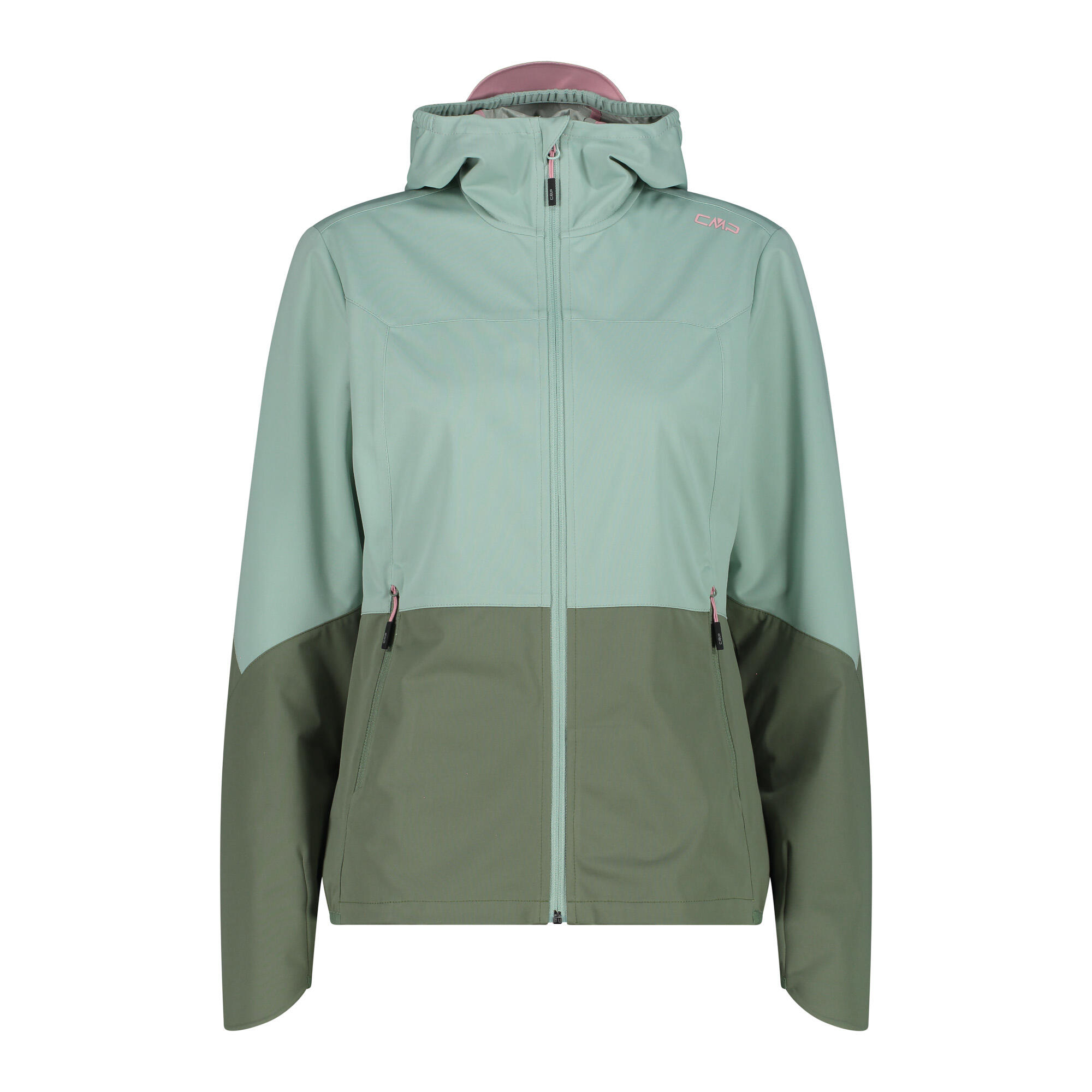 Cmp - Veste Softshell Femme Cmp Fix Hood - Veste - Vert - 42 M/l - Decathlon
