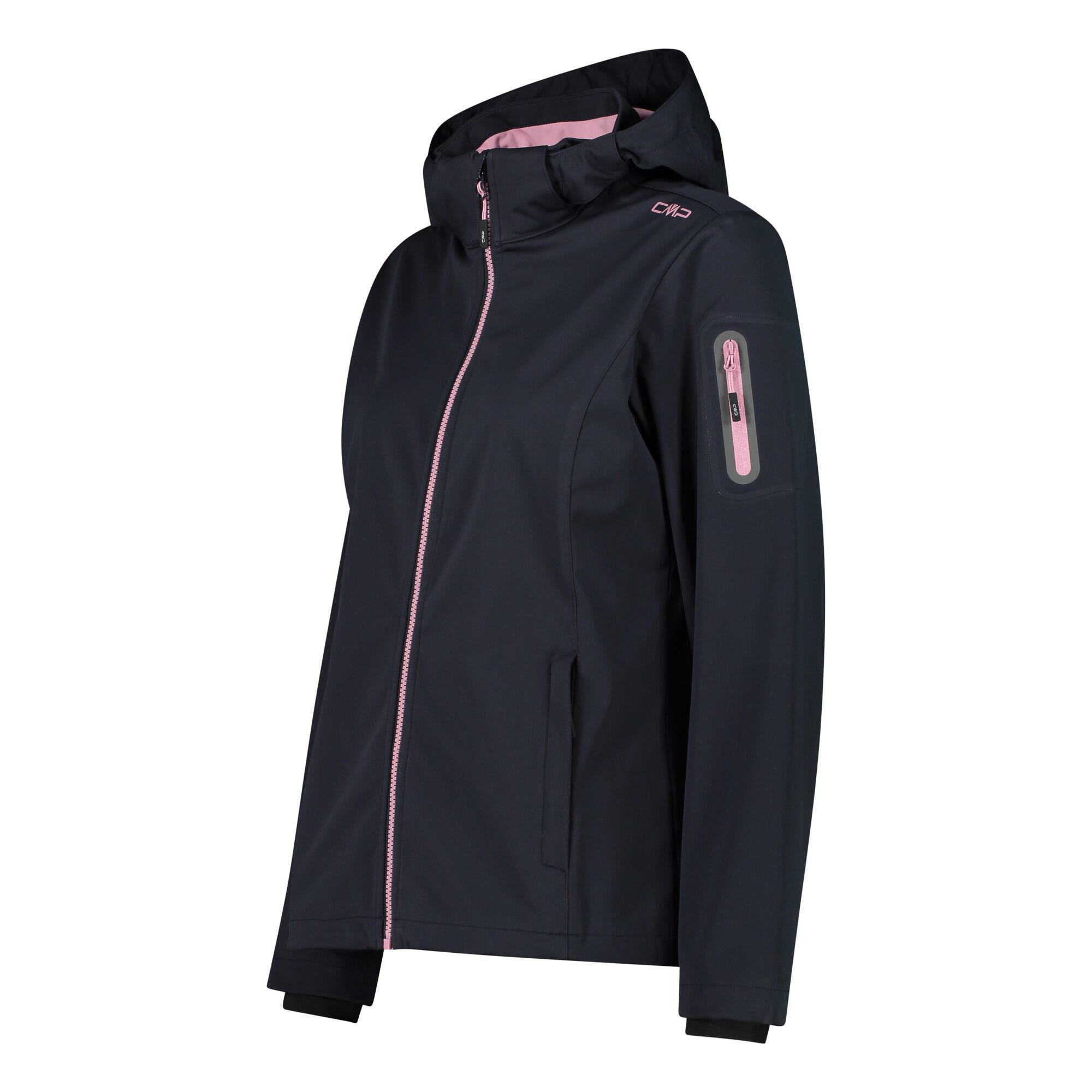 CMP Damen Softshelljacke Woman Jacket Zip Hood 39A5016 3/4