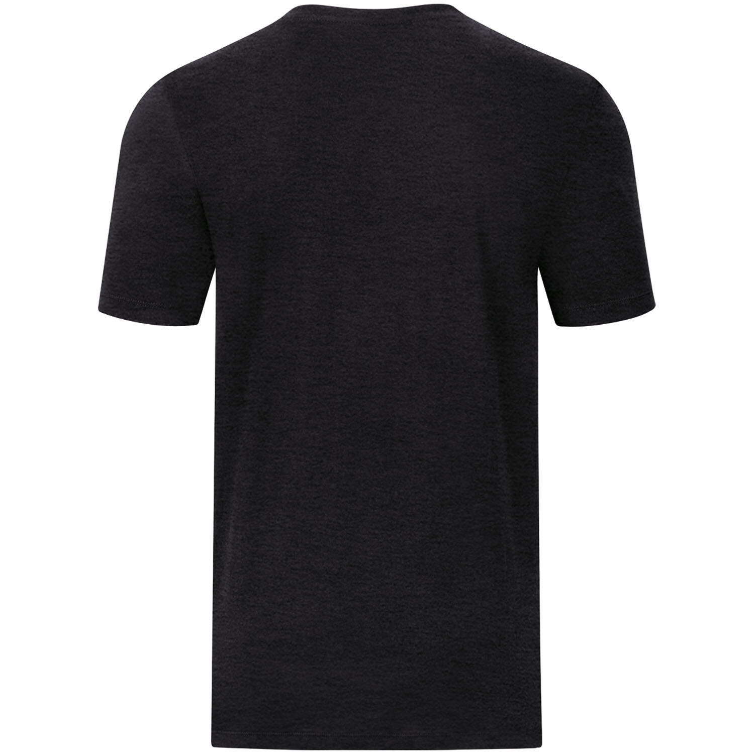Jako Promo T-shirt Heren - Zwart Gemêleerd / Fluo Oranje 2/2