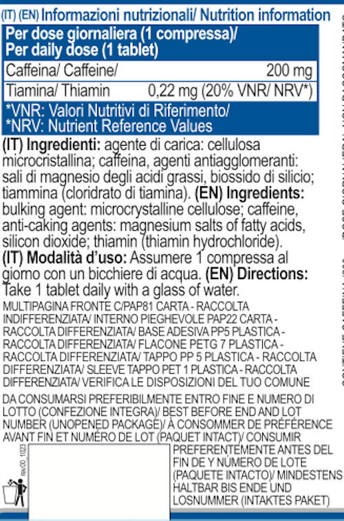 Caféine en comprimés - Caffeine Tabs - 100 Comprimés 3/3