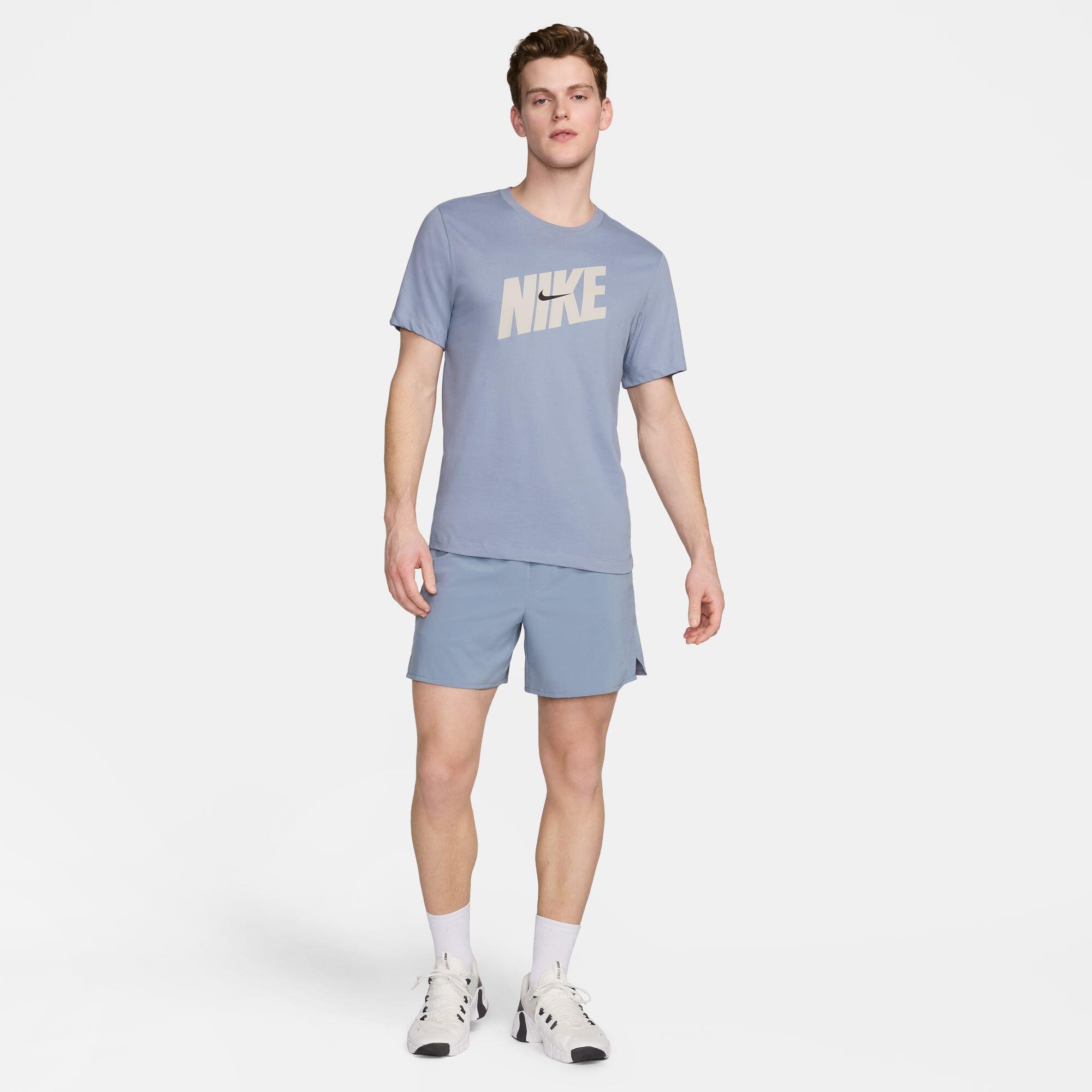 Maglietta Uomo Nike Dri-Fit Grigio 3/3