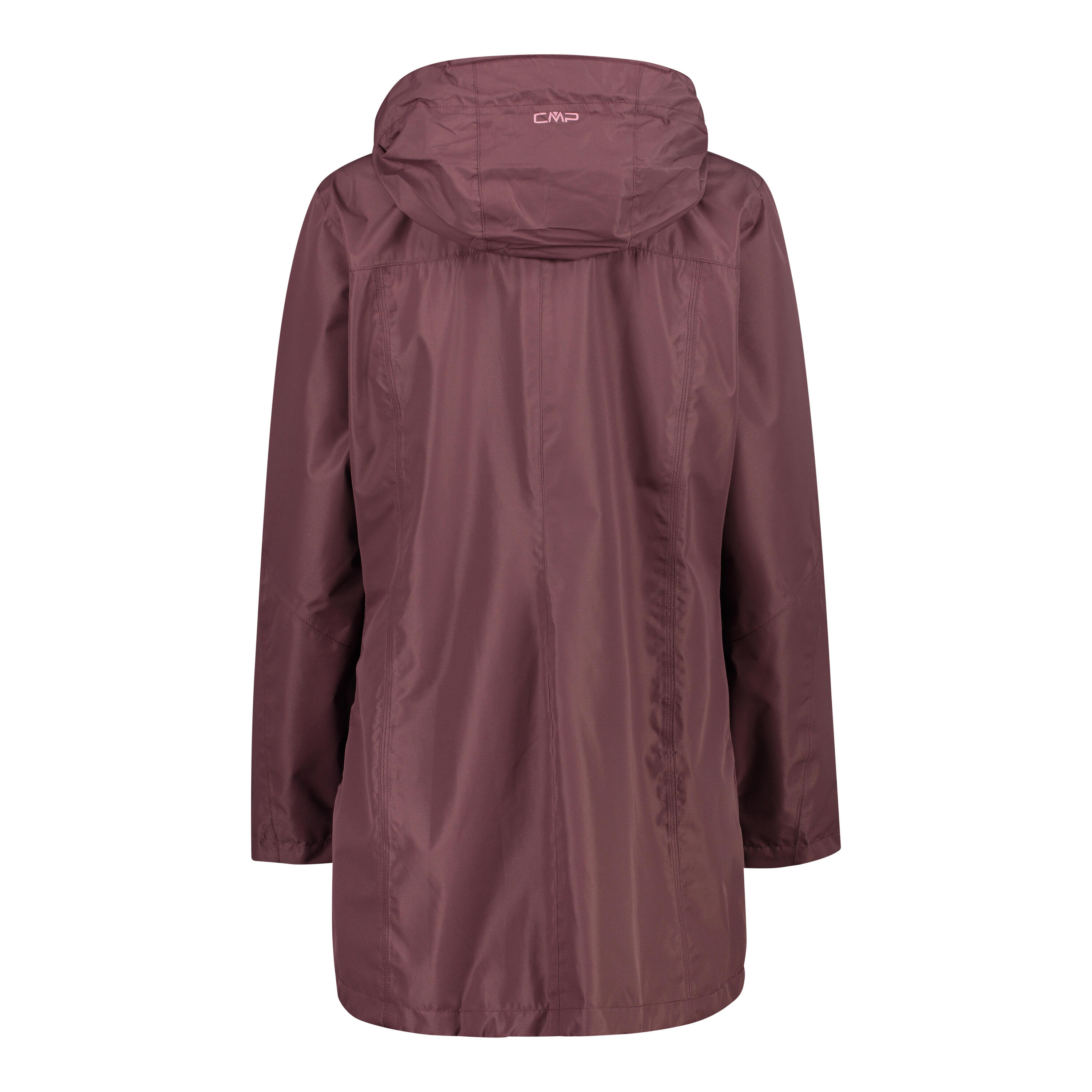 Damen wasserdichte Regenjacke mit Druckknöpfen und Kapuze CMP 2/5