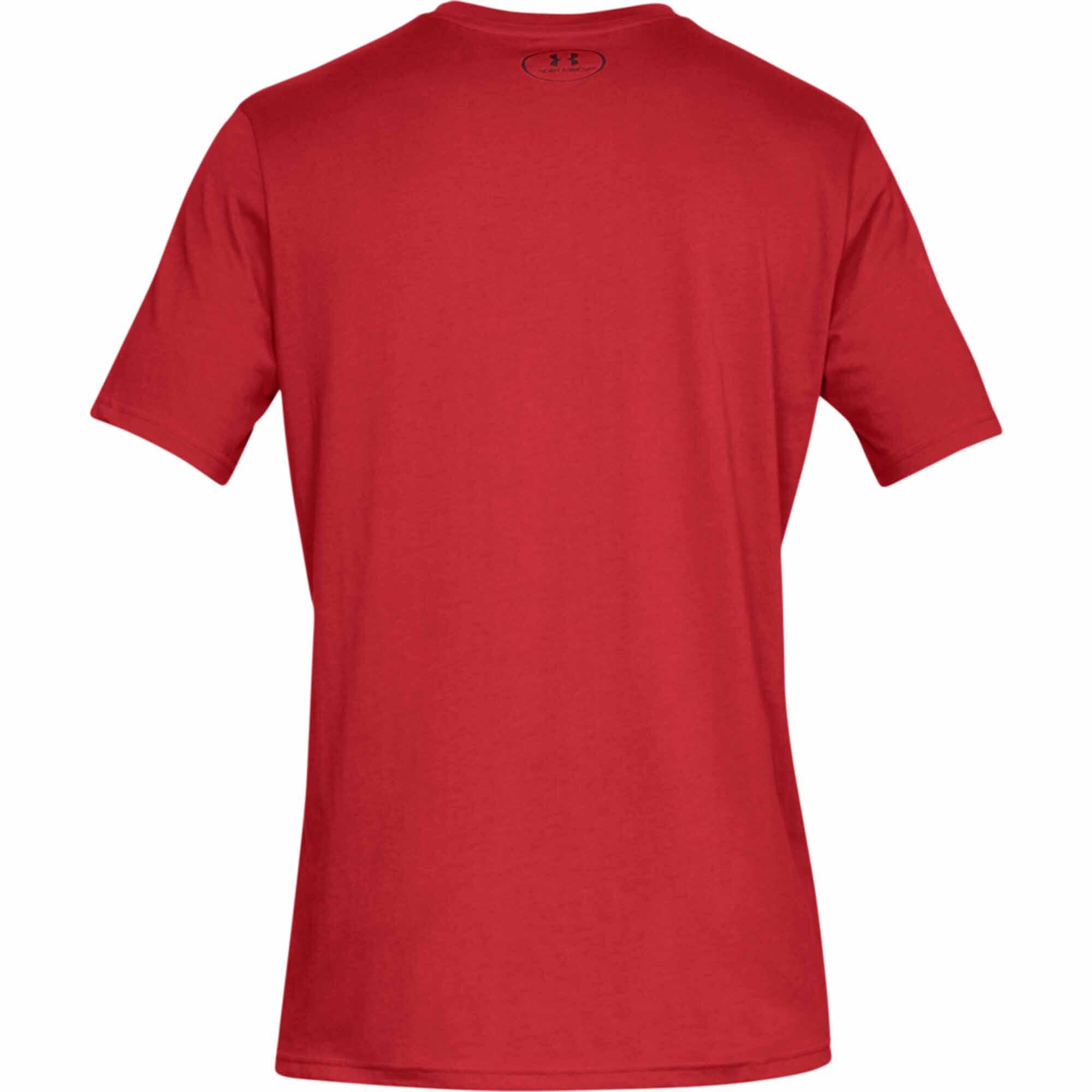 Camiseta de Manga Corta Hombre Under Armour 1329581 600 Rojo 2/5