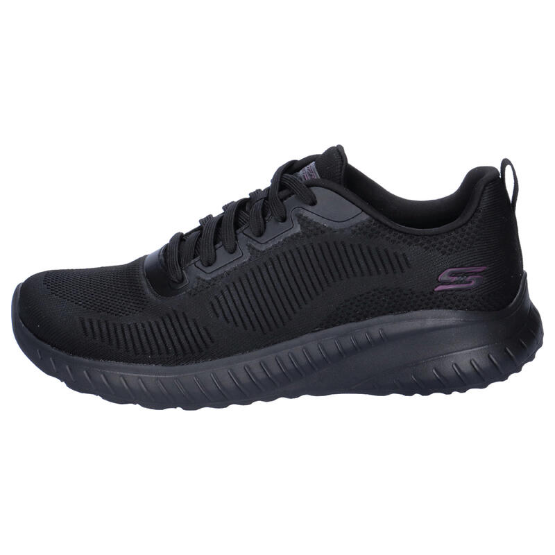Pantofi sport femei Skechers Bobs Squad Chaos-Face Off, Negru