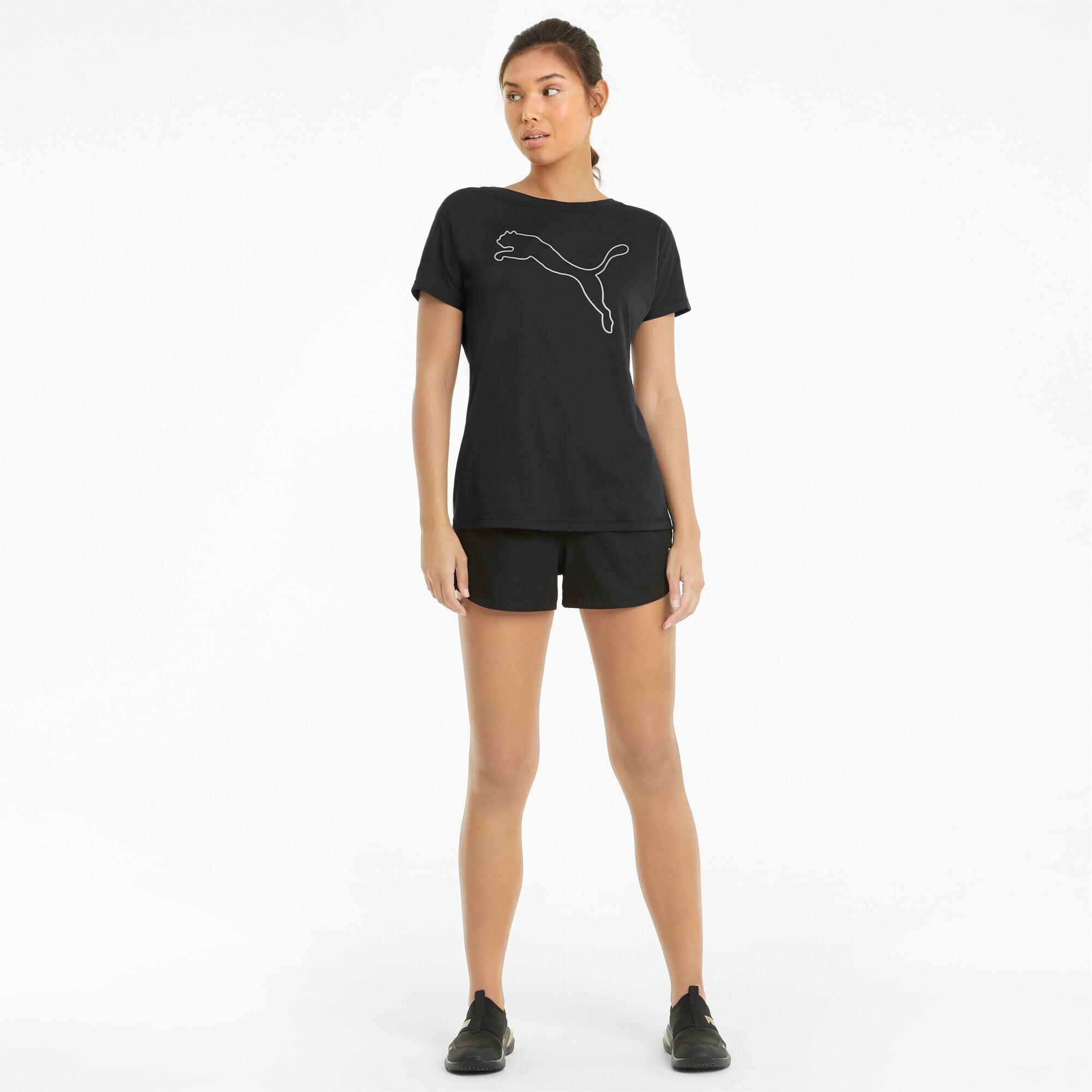 Puma Damen T-Shirt Train Fav Jersey Cat Tee 520260 5/6