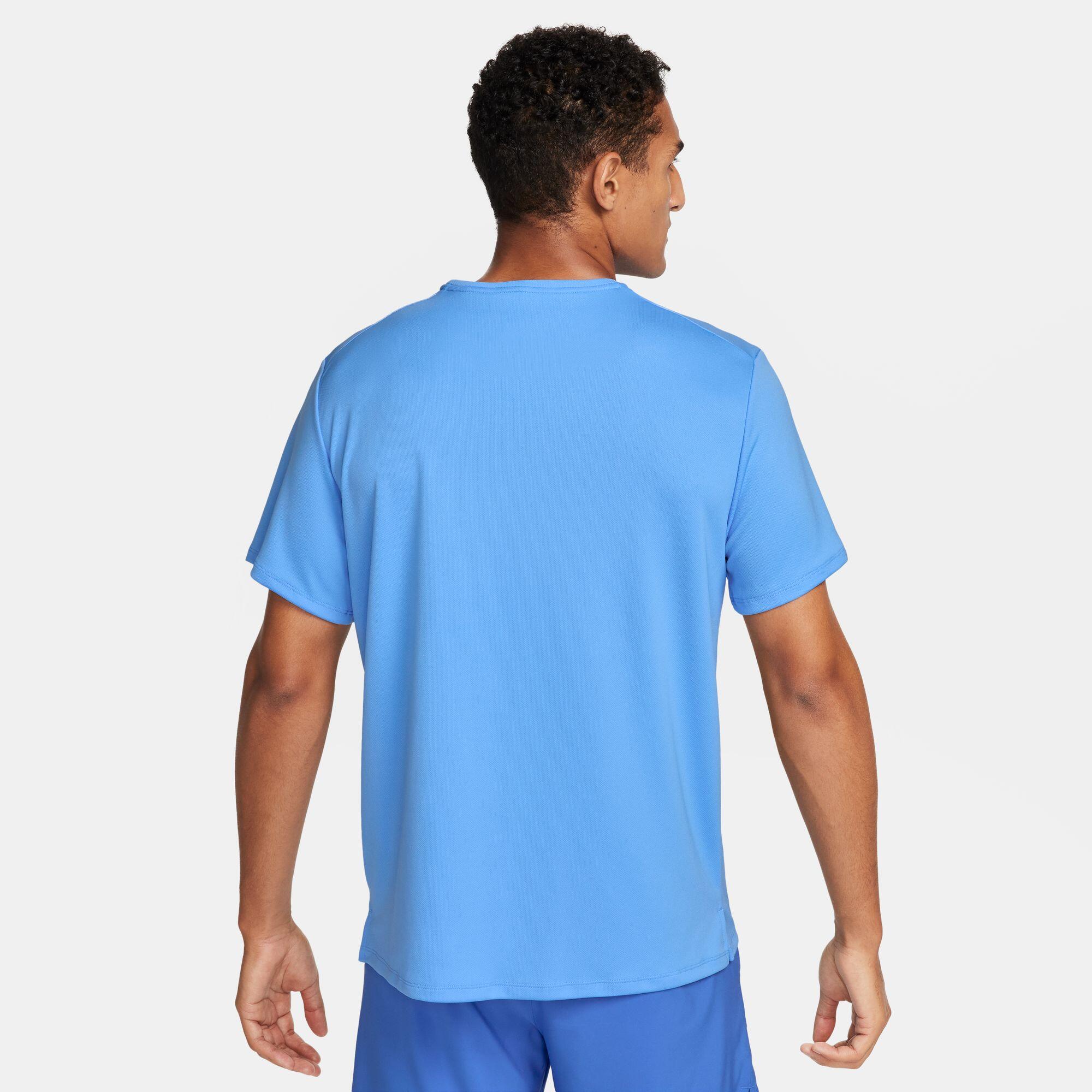 Maglietta Uomo Nike Miler Blu 2/4