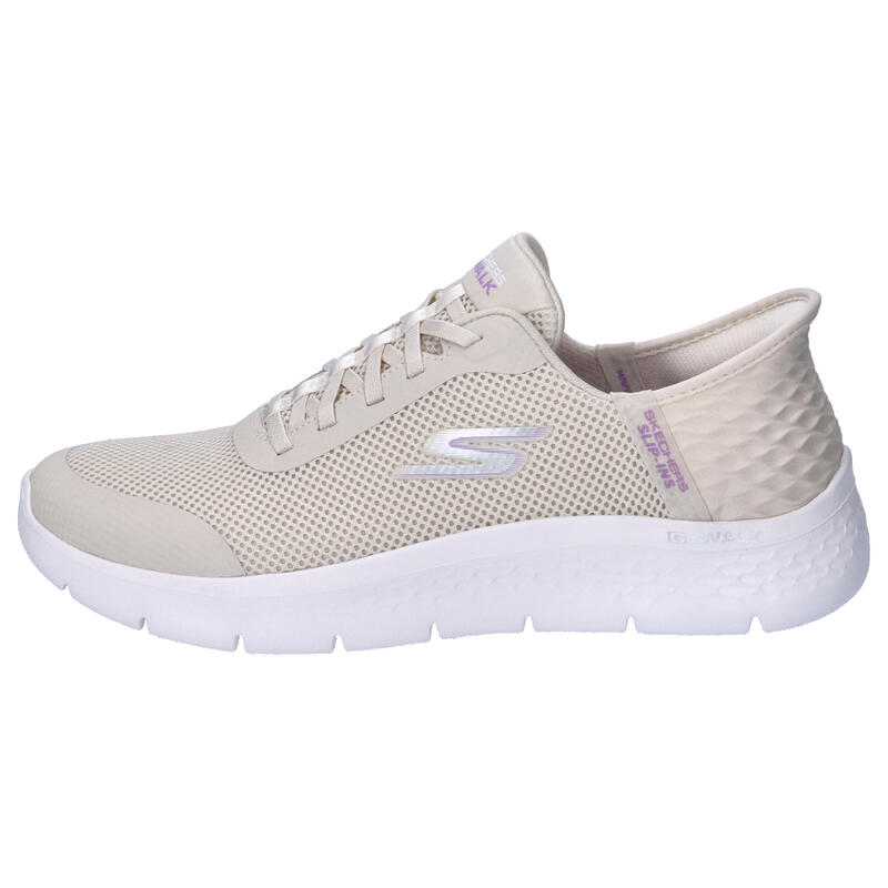 Pantofi Sport Skechers Model Go Walk Flex Grand Entry Culoare Bej