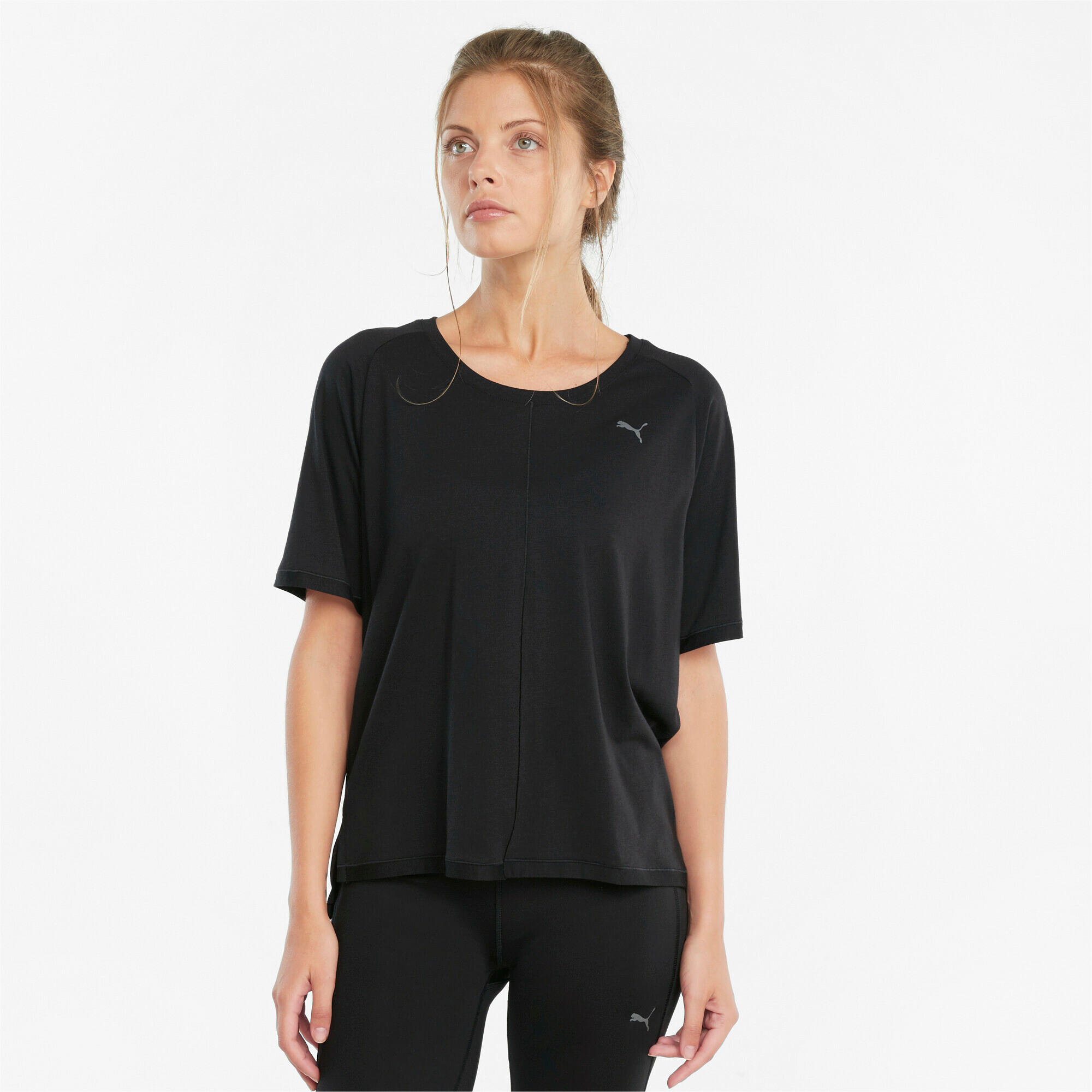 Puma Damen T-Shirt Studio Tri Blend Relaxed Tee 521093 3/6