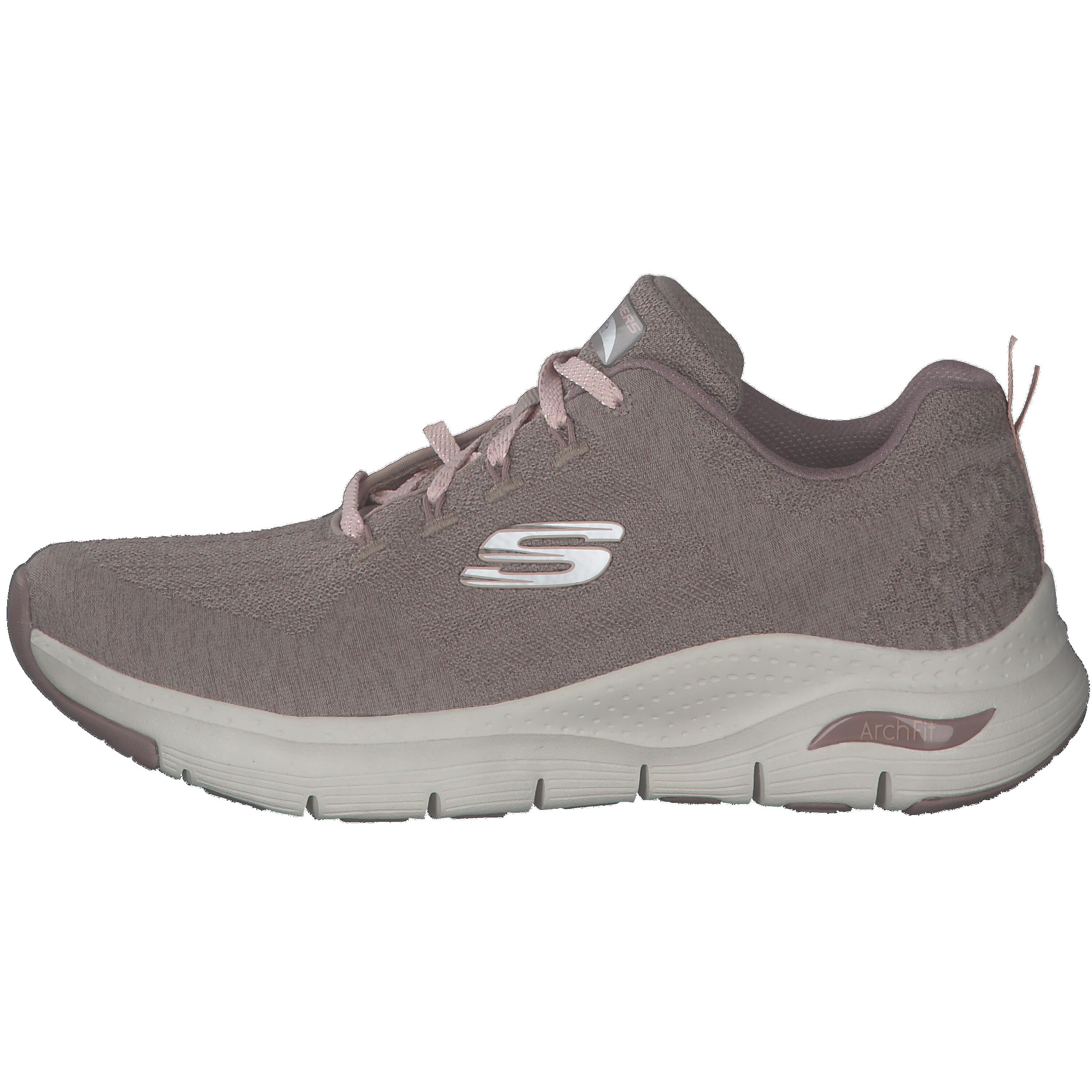 Zapatillas mujer Skechers Arch Fit Comfy Wave Marron 2/7
