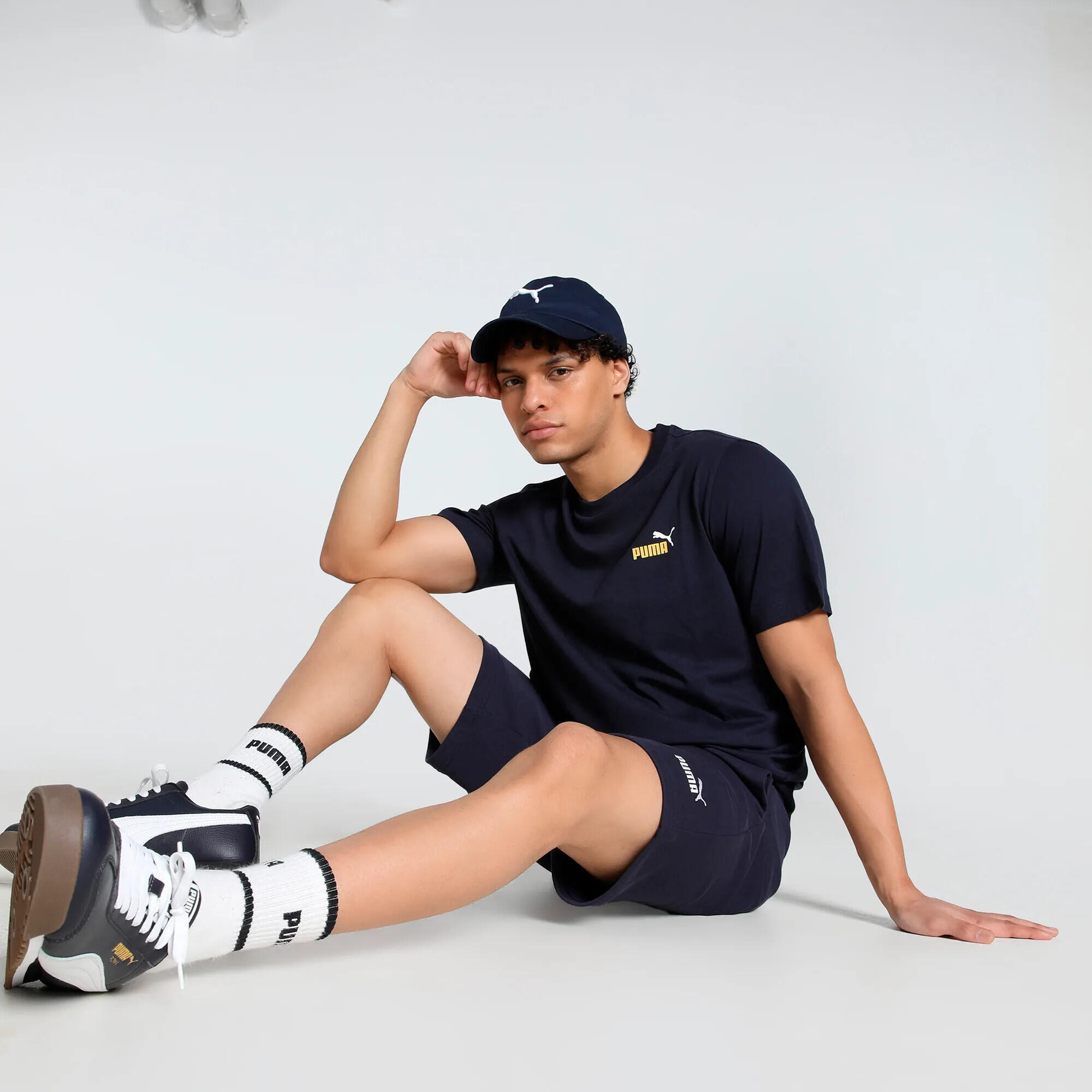 T-shirt da golf Essentials con logo bicolore piccolo No. 1 da uomo PUMA 7/7