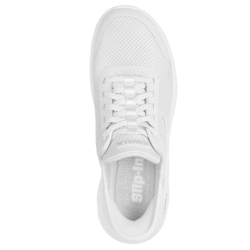 Pantofi Sport Skechers Model Go Walk Flex Grand Entry Culoare Alb
