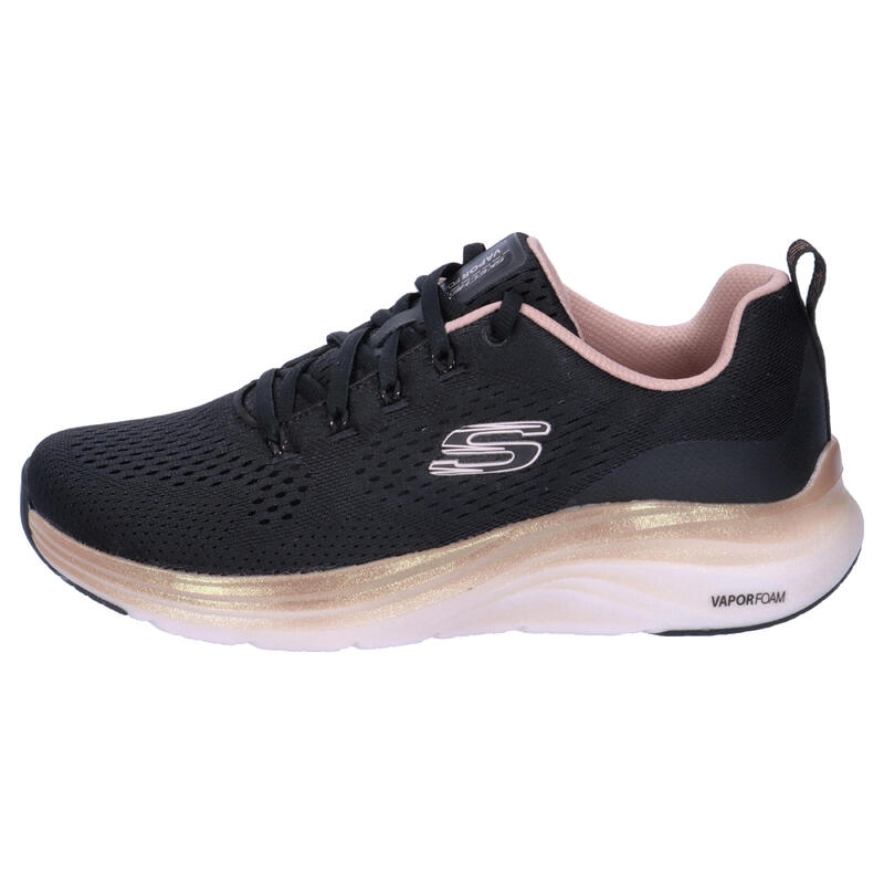 Baskets Femme Baskets Skechers VAPOR FOAM - MIDNIGHT GLI Noir Noir Skechers