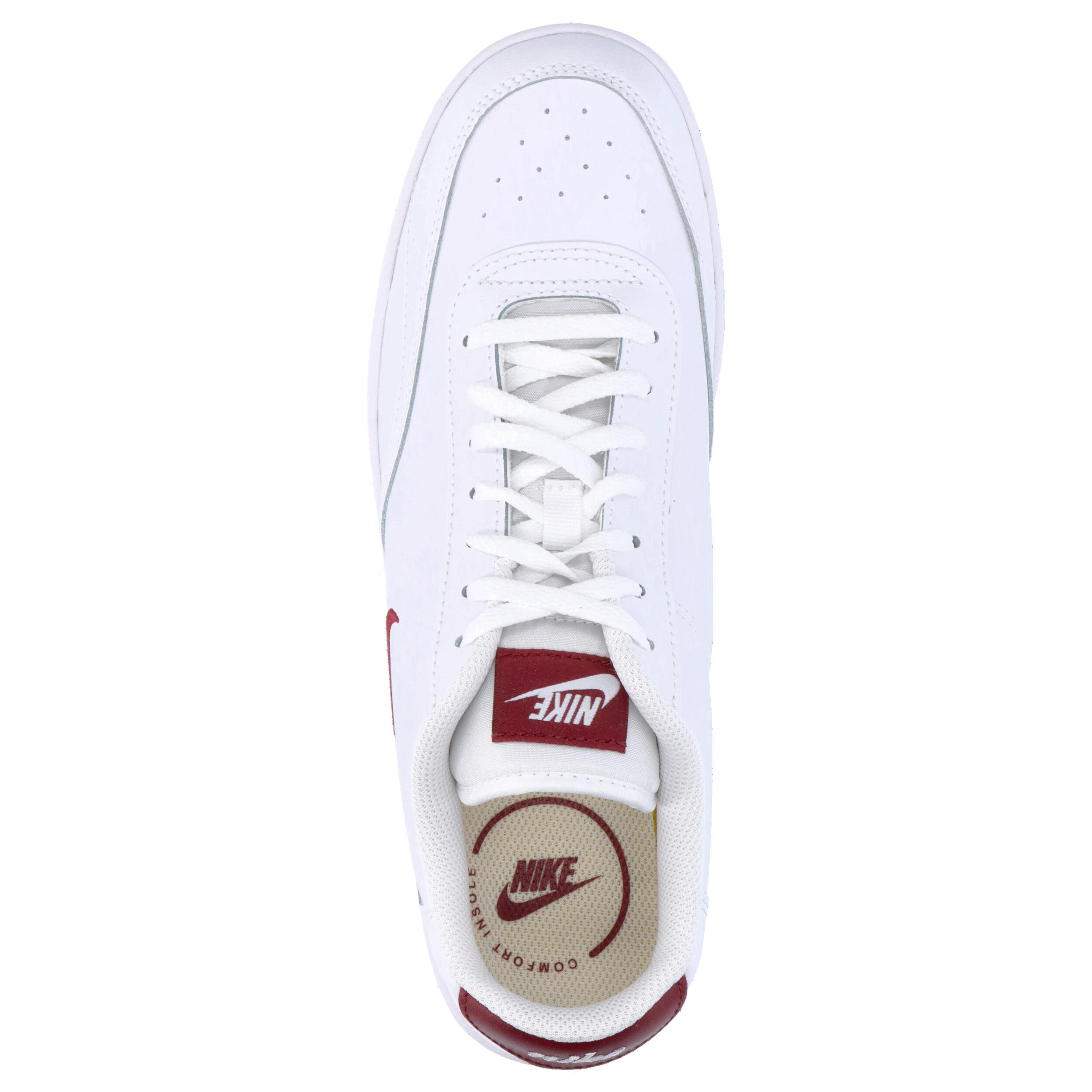 Baskets Nike Modèle Court Vintage Couleur Blanc 5/7