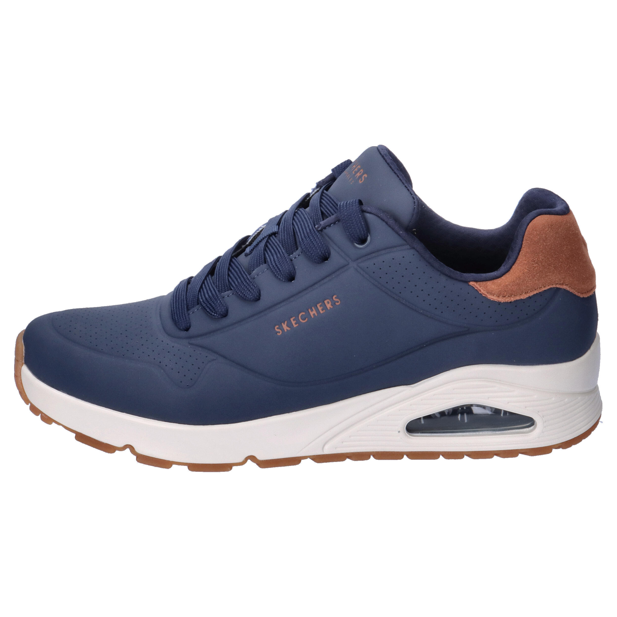 Zapatillas Skechers Uno - Suited On Air, Azul, Hombre 10/15