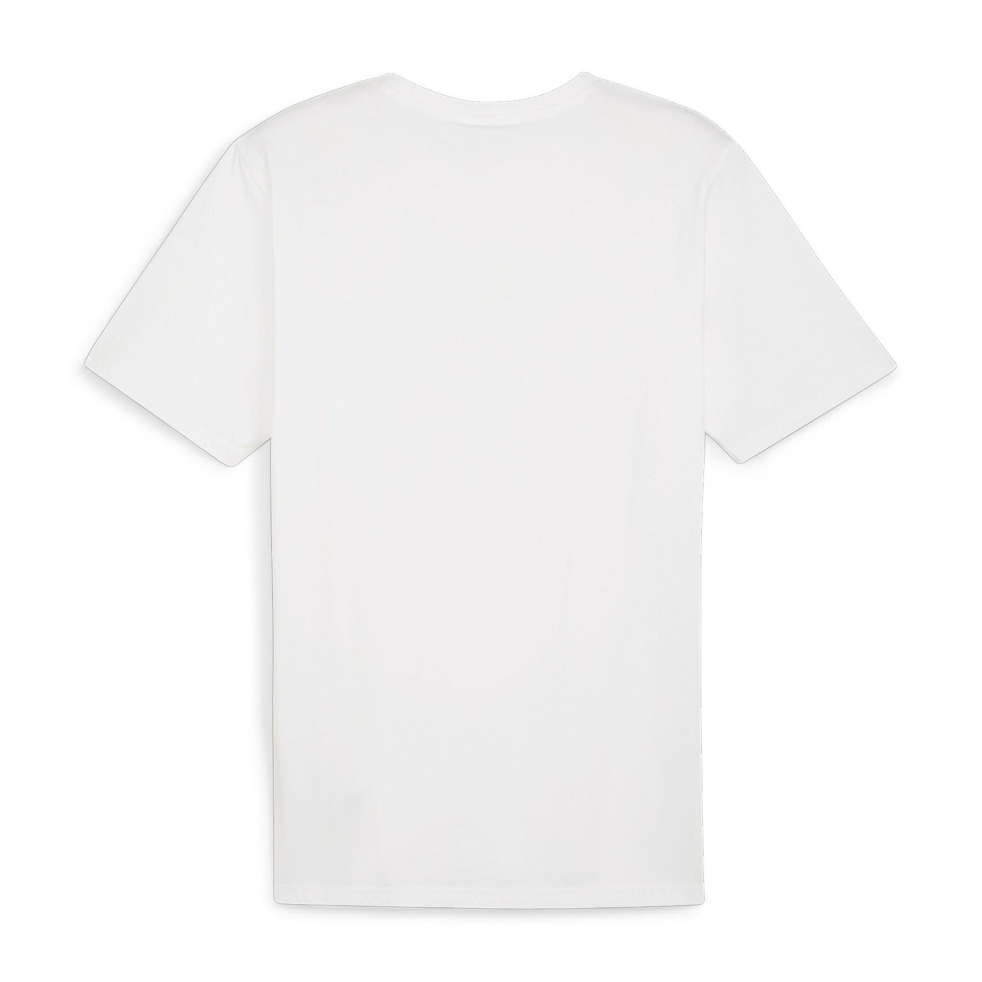 Puma T-shirt Team Rise met groot logo katoen 2/2