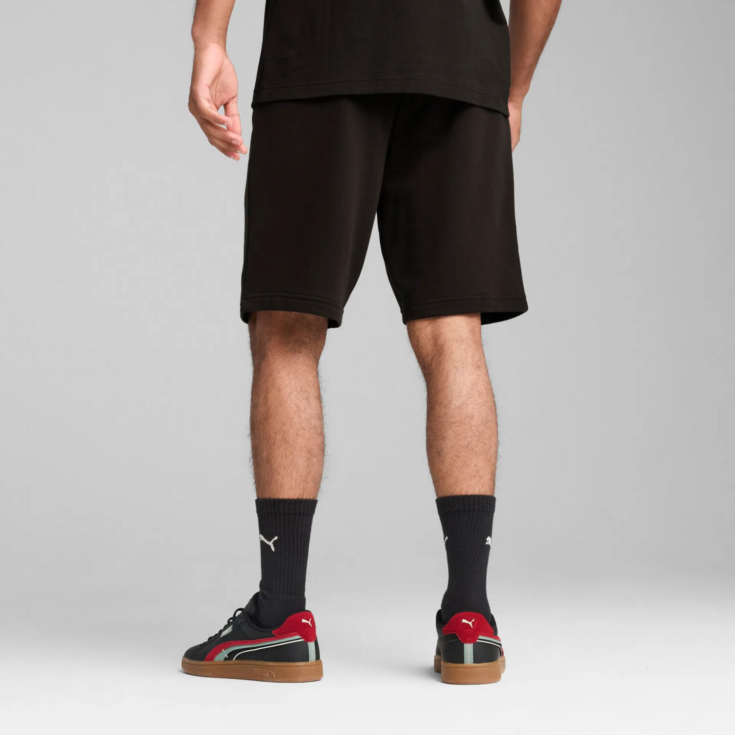 Puma Pantaloncini Uomo in Cotone con Tasche Laterali PUMA Black Nero S 4/4