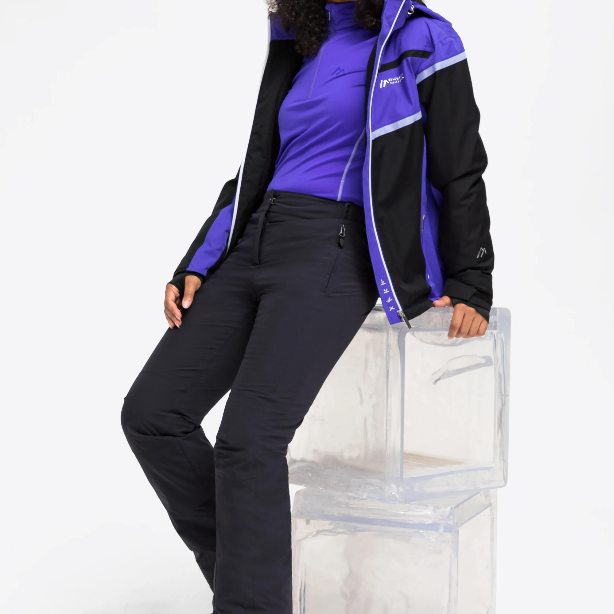 Pantaloni da sci da donna Maier Sports Vroni slim 7/7