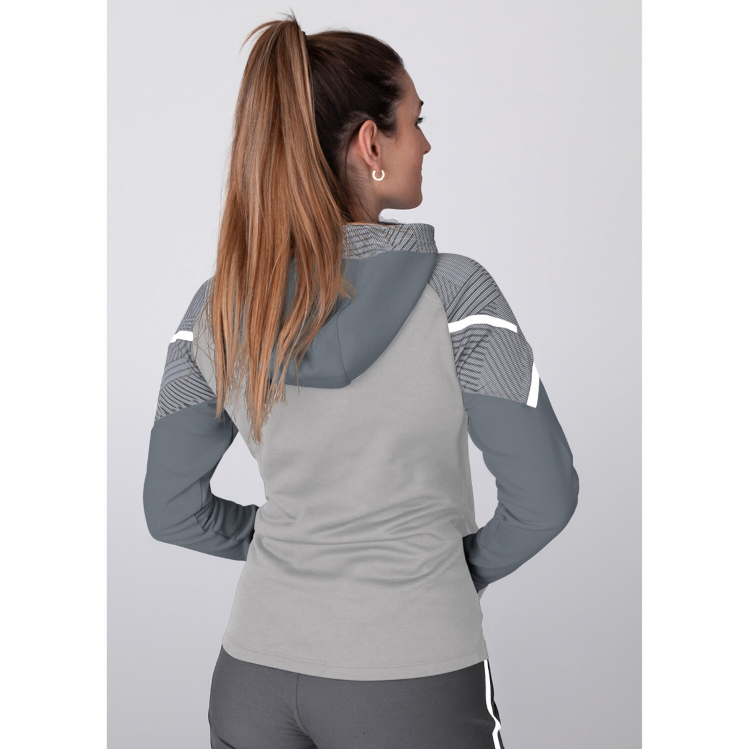 Casaco de fato de treino para desporto feminino com capuz Jako Performance 6/7