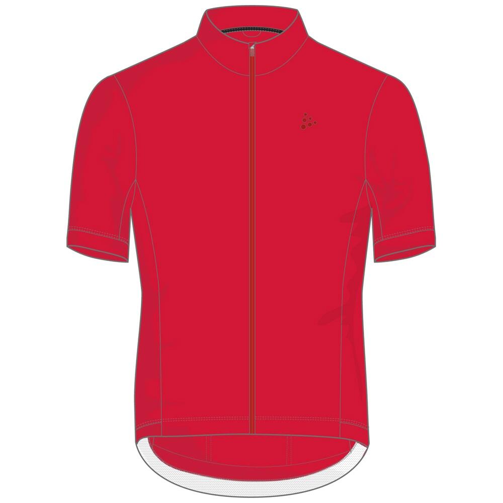 Fietsshirt - Craft Essence Jersey - S - Heren - Rood - Fietsshirt 2/2