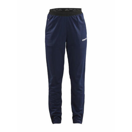 pantalon d'entraînement femmes ajusté en polyester recyclé - marine