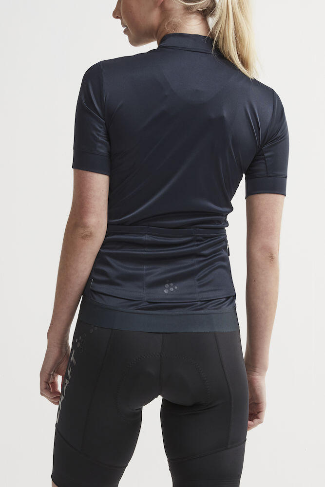Fietsshirt - Craft Essence Jersey - M - Dames - Blauw - Fietsshirt 3/4