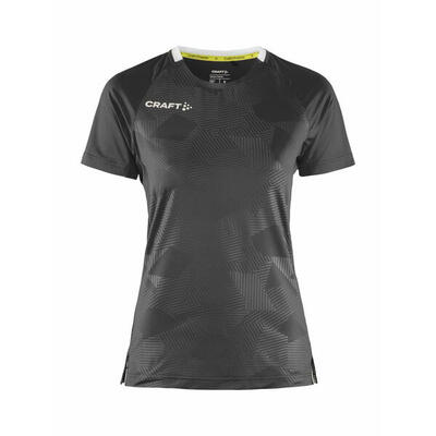 Shirt - teamsport - dames - premier solid - korte mouw - asfalt