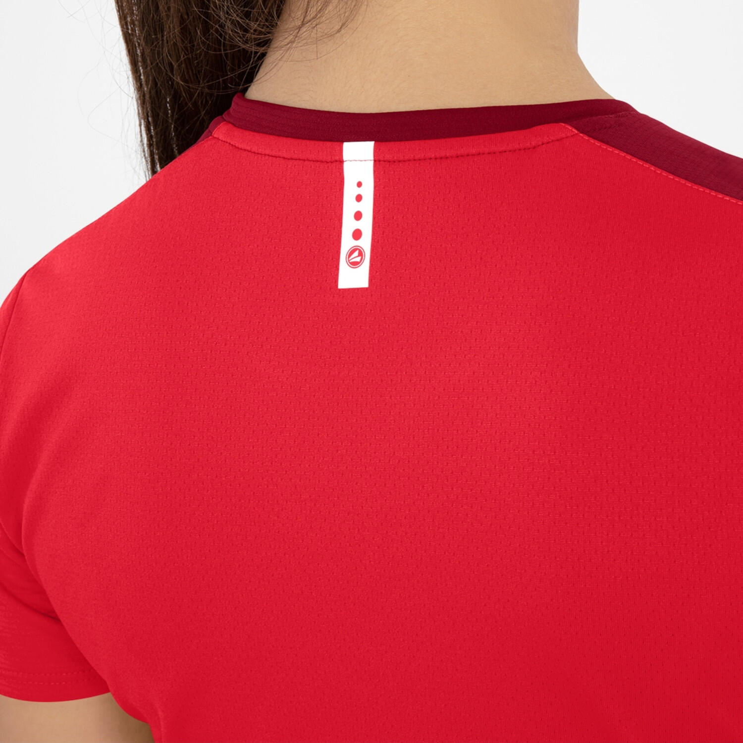 Jako Champ 2.0 T-shirt Dames - Rood / Wijnrood 4/7