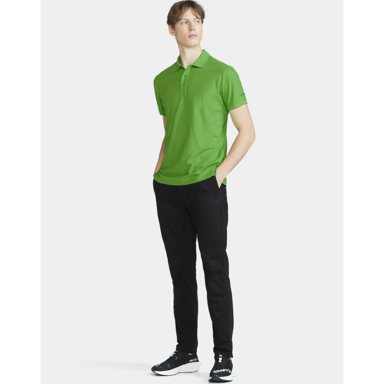 Core Unify Polo Heren Polo CRAFT GREEN 6/6