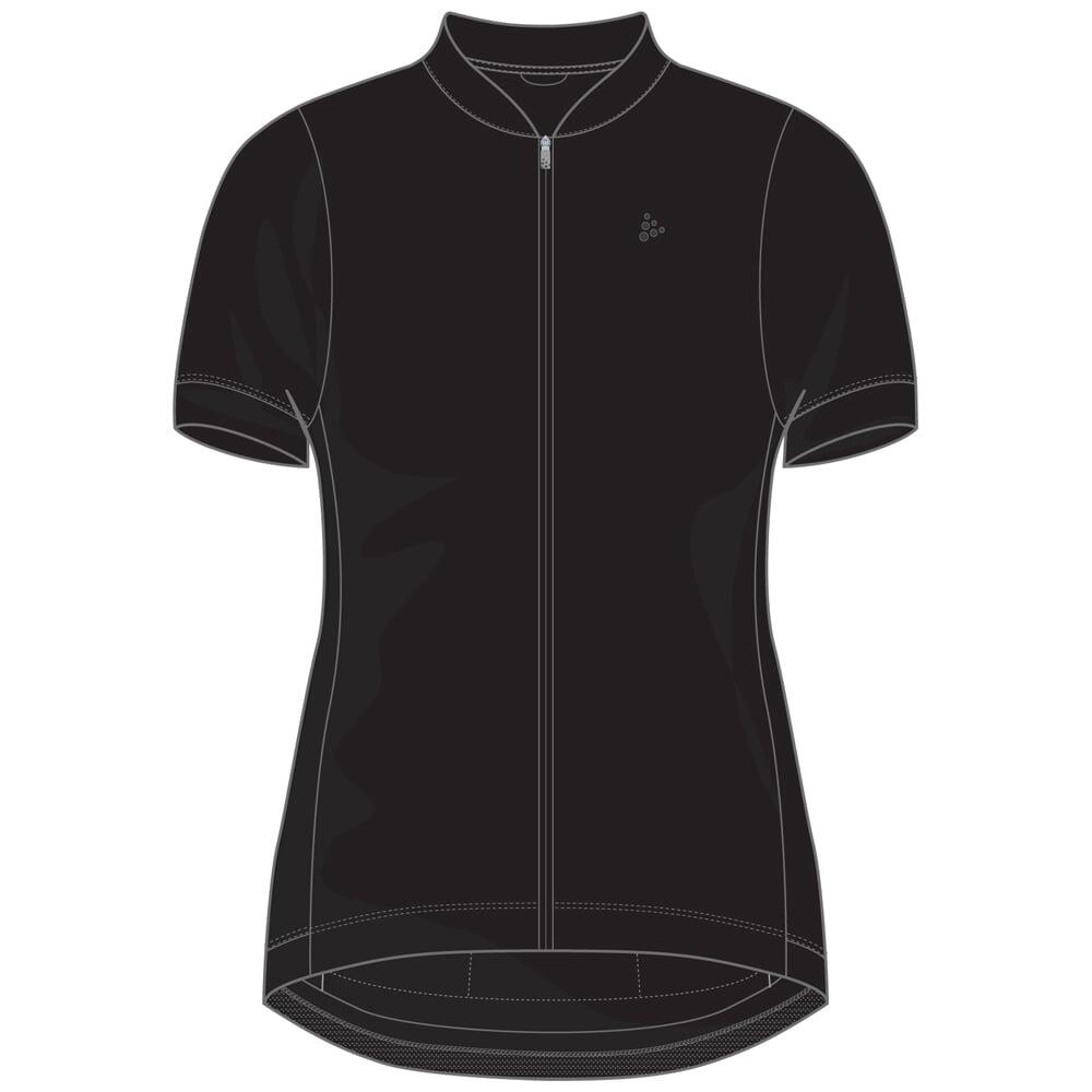 Fietsshirt - Craft Essence Jersey - L - Dames - Zwart - Fietsshirt 3/5
