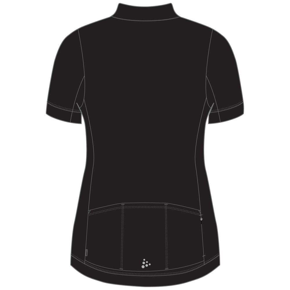 Fietsshirt - Craft Essence Jersey - L - Dames - Zwart - Fietsshirt 4/5