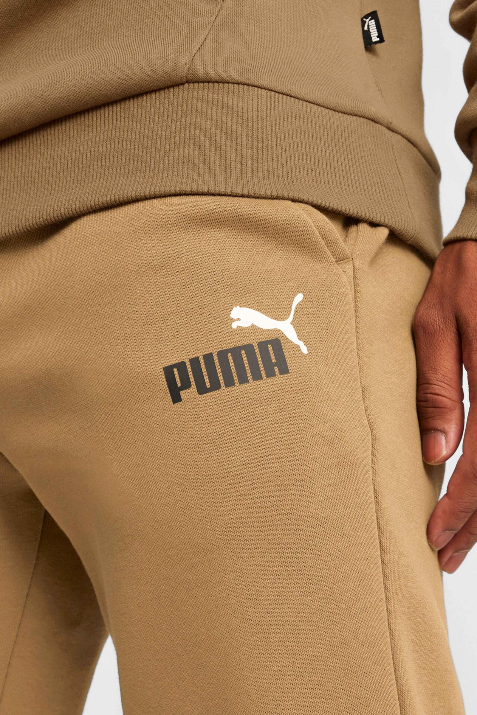 Puma Pantalón Para Hombre Essentials+ 2 Col Logo Marrón 5/5