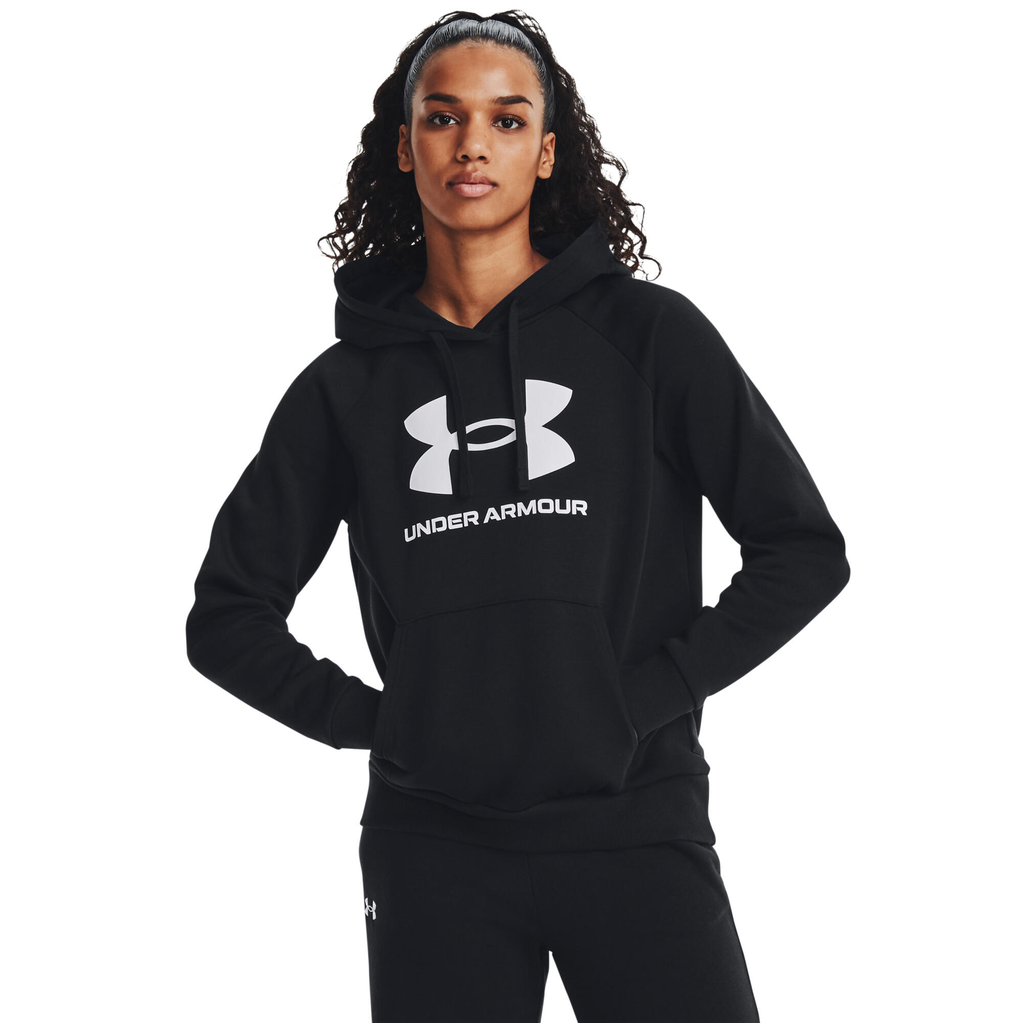 Dames Hoodie Under Armour Rival Fleece Big Logo 8/9