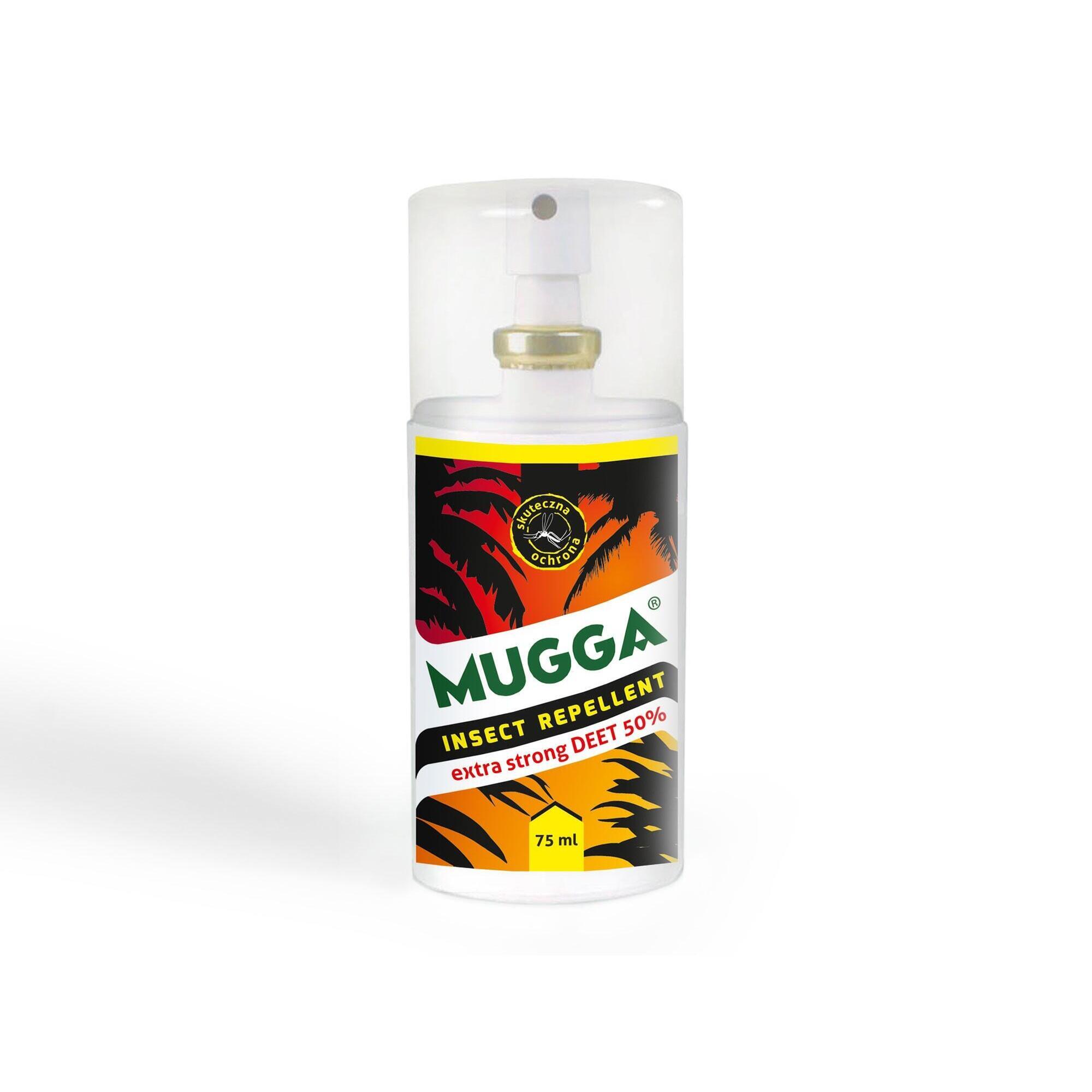Mugga - Répulsif Anti-moustiques Et Tiques Mugga Spray Deet 50% - Insectifuge - 75 Ml - Decathlon