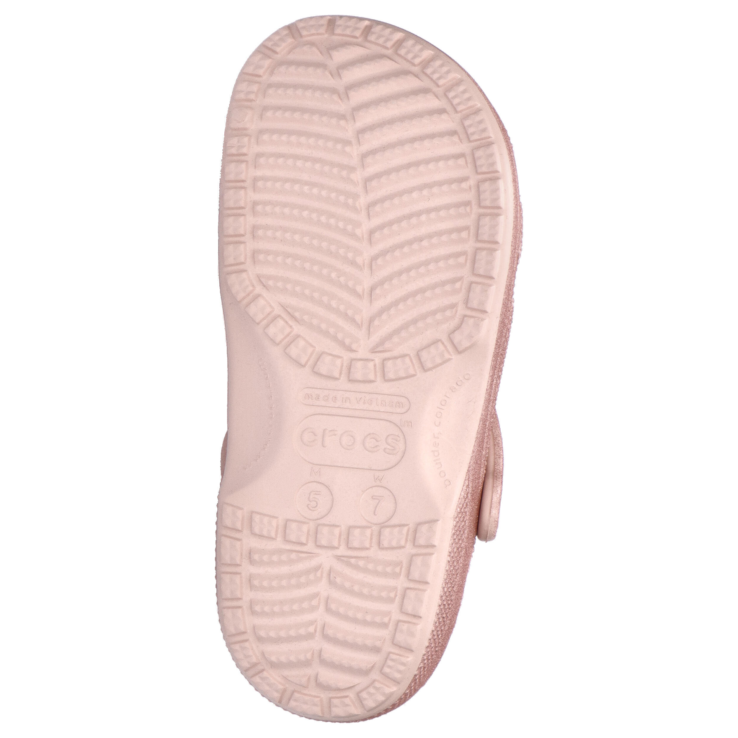 Zuecos Mujer Crocs Classic Glitter Clog 6/14